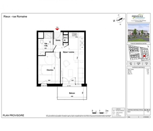 t2 à la vente -   56350  RIEUX, surface 42 m2 vente t2 - UBI433569197